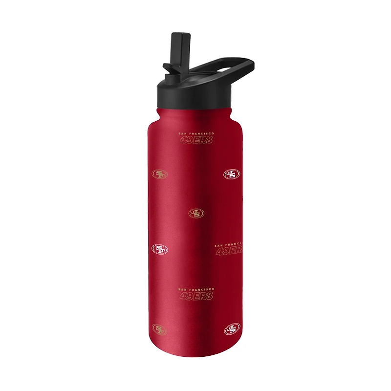Logo Brands San Francisco 49ers 34oz. Steep and Repeat Quencher Bottle