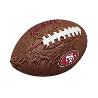 Mini-ballon de football des 49ers de San Francisco (logos de marques)