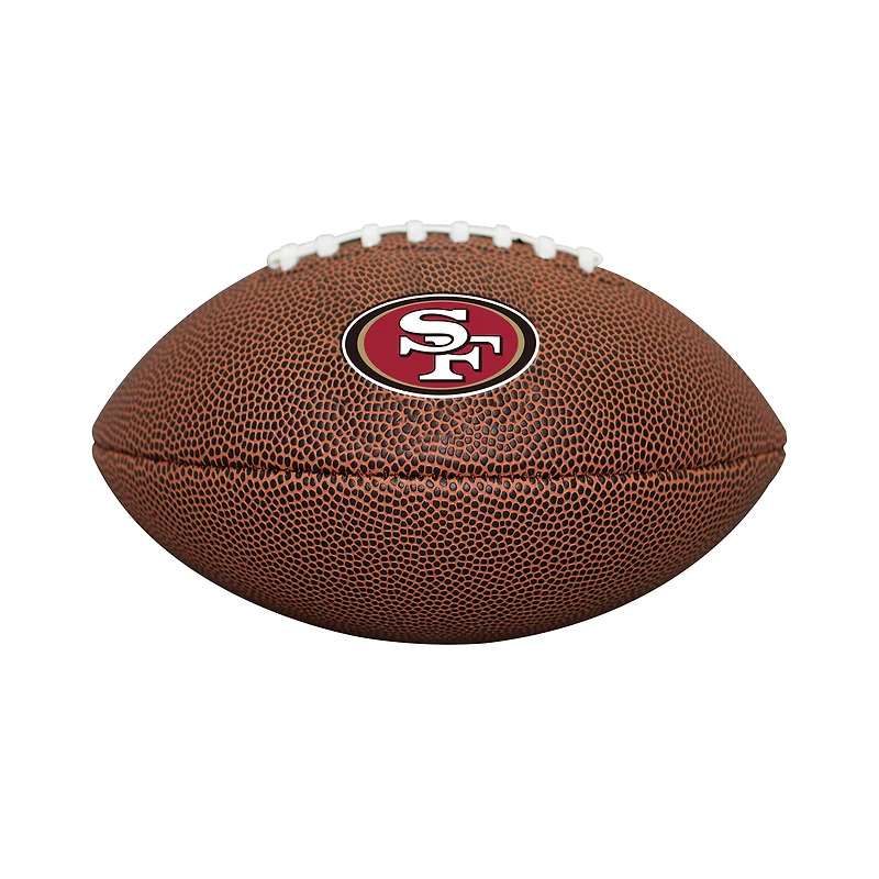 Mini-ballon de football des 49ers de San Francisco (logos de marques)