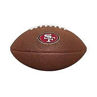 Mini-ballon de football des 49ers de San Francisco (logos de marques)