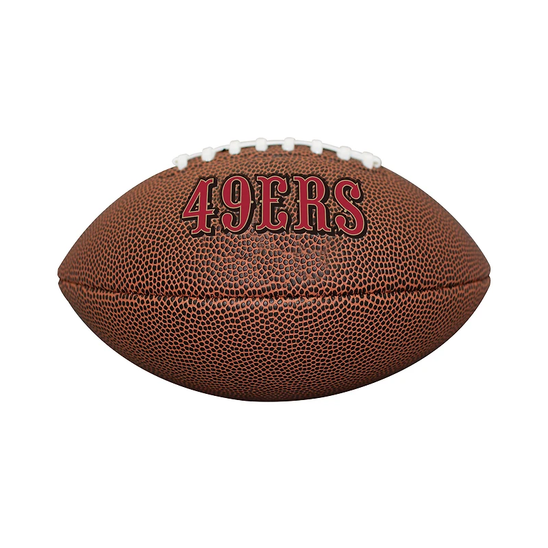 Mini-ballon de football des 49ers de San Francisco (logos de marques)