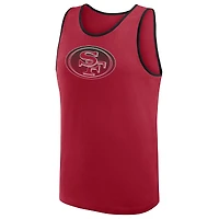 Débardeur Fanatics Scarlet pour homme, succès inégalé des 49ers de San Francisco