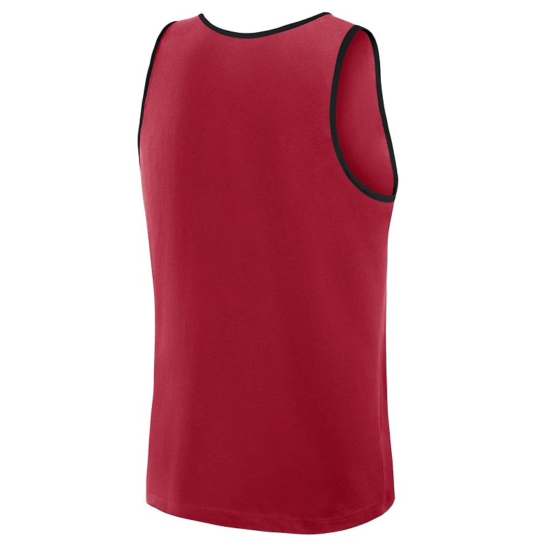 Men's Fanatics  Scarlet San Francisco 49ers Unmatched Success Tank Top