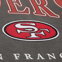 Sweat à capuche gris pour homme Mitchell & Ness San Francisco 49ers Slot