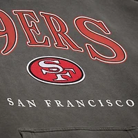 Sweat à capuche gris pour homme Mitchell & Ness San Francisco 49ers Slot