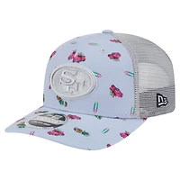 Men's New Era  Light Blue San Francisco 49ers Adventure Surfboard 9SEVENTY Adjustable Hat