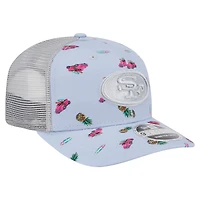 Casquette ajustable 9SEVENTY Adventure Surfboard de San Francisco 49ers de New Era pour homme, grise