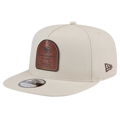 Men's New Era  Stone San Francisco 49ers Premier 9FIFTY Snapback Hat
