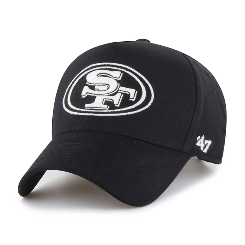 Casquette ajustable noire « 47 » pour homme, San Francisco 49ers Foundation Offside