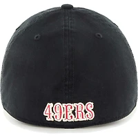 Men's '47 Black San Francisco 49ers Franchise Logo Fitted Hat