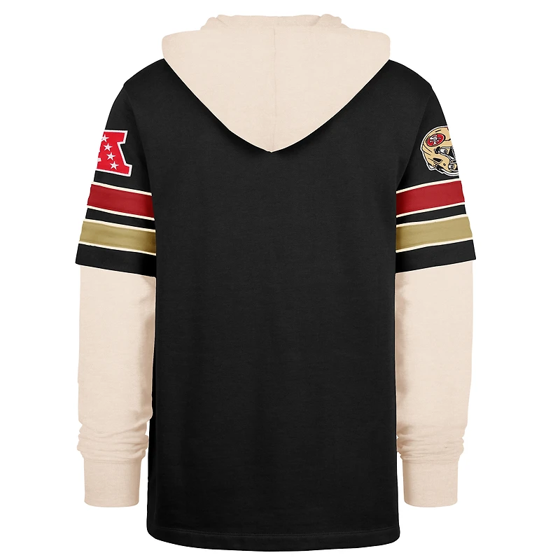 Sweat à capuche noir 47 pour homme des San Francisco 49ers Split Zone Cornerback Duo