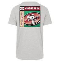 T-shirt Franklin gris chromé des San Francisco 49ers pour homme, modèle 1947