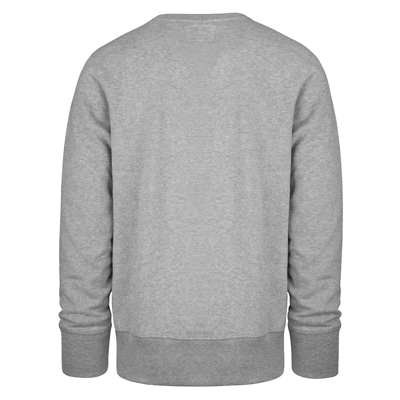 Men's '47 Gray San Francisco 49ers Varsity Block Headline Pullover Sweatshirt