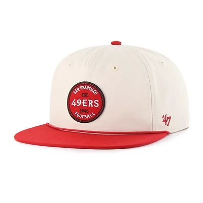 Casquette ajustable Payson Captain des 49ers de San Francisco 47 pour homme