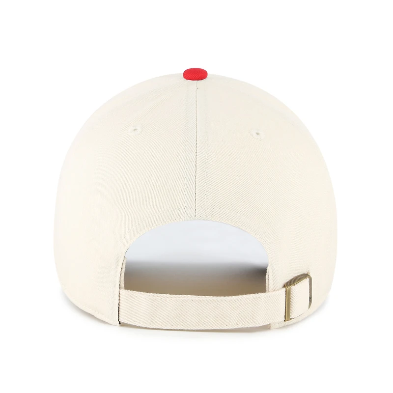 Men's '47  Natural San Francisco 49ers Windham Clean Up Adjustable Hat