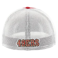 Men's '47 Scarlet/White San Francisco 49ers Thrash Trophy Flex Hat