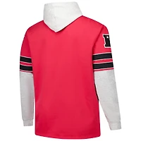 Sweat à capuche lacets pour homme '47 Scarlet San Francisco 49ers Big & Tall