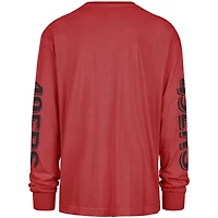Men's '47 Scarlet San Francisco 49ers Cairn Ravine Foundation Long Sleeve T-Shirt