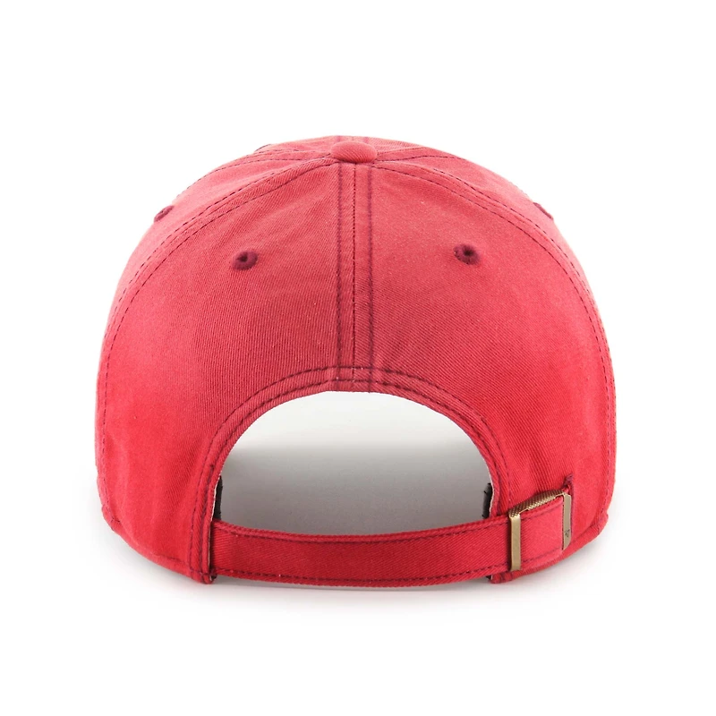 Men's '47 Scarlet San Francisco 49ers Dusted Clean Up Adjustable Hat