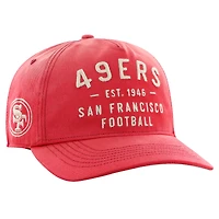 Men's '47 Scarlet San Francisco 49ers Dusted Laramie Hitch Adjustable Hat