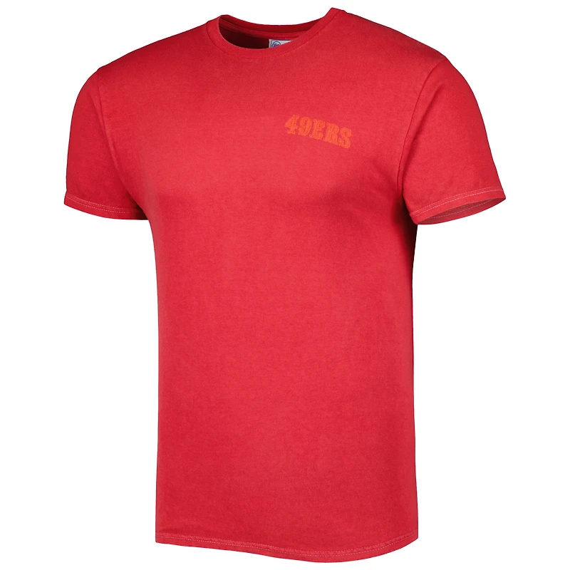 T-shirt pour homme '47 Scarlet San Francisco 49ers Fast Track Tonal Highlight