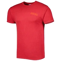 T-shirt pour homme '47 Scarlet San Francisco 49ers Fast Track Tonal Highlight