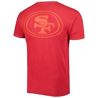 T-shirt pour homme '47 Scarlet San Francisco 49ers Fast Track Tonal Highlight