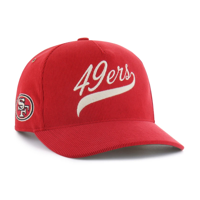 Men's '47 Scarlet San Francisco 49ers Golden Age Corduroy Hitch Adjustable Hat