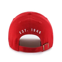 Men's '47  Scarlet San Francisco 49ers Hard Hat Clean Up Adjustable Hat