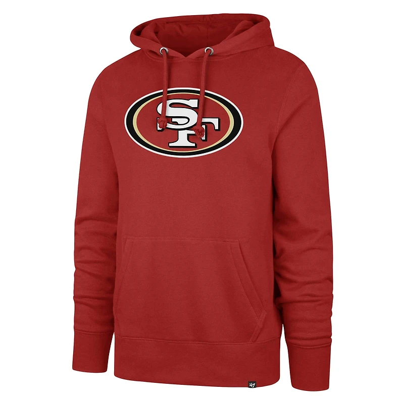 Sweat à capuche '47 Scarlet San Francisco 49ers pour hommes avec imprimé Headline