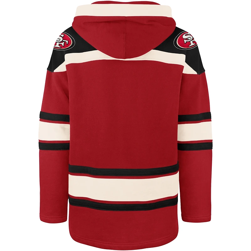 Chandail à capuchon pour homme '47 Scarlet San Francisco 49ers Superior Lacer