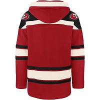 Chandail à capuchon pour homme '47 Scarlet San Francisco 49ers Superior Lacer