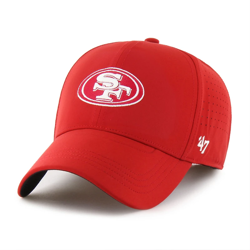 Casquette ajustable Vent MVP Scarlet 47 des San Francisco 49ers pour homme
