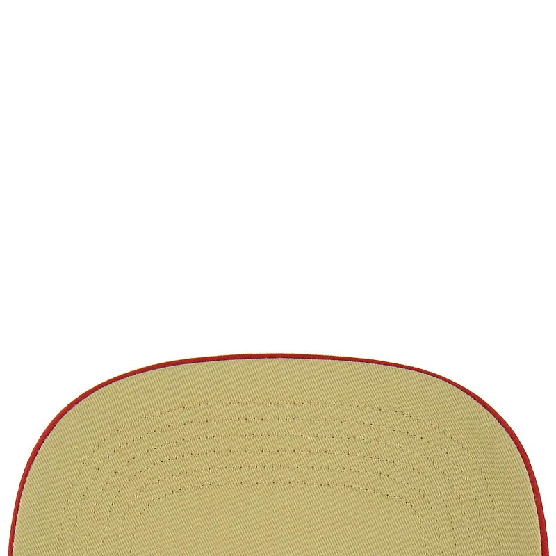 Casquette ajustable Roscoe bicolore Hitch blanche/écarlate pour homme des 49ers de San Francisco 1947