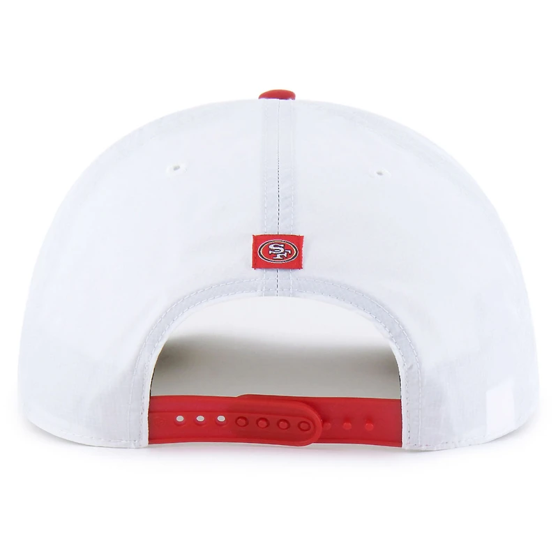 Men's '47 White/Scarlet San Francisco 49ers Suburbia Hitch Two-Tone Adjustable Hat