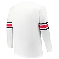 T-shirt à manches longues pour homme '47 San Francisco 49ers Big & Tall Premier Brex blanc
