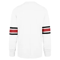T-shirt blanc à manches longues '47 pour hommes des 49ers de San Francisco Gridiron Premier Brex
