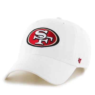 Casquette ajustable Clean Up '47 San Francisco 49ers blanche pour homme