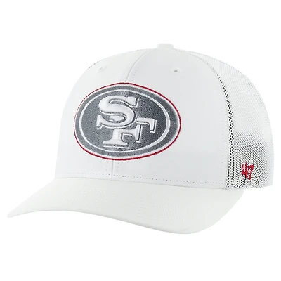 Men's '47 White San Francisco 49ers Snowball Trophy Stretch Fit Hat