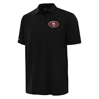 Polo Antigua noir pour homme, modèle Era des 49ers de San Francisco