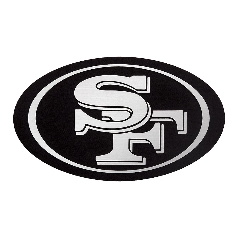 Sweat à capuche Antigua Heather Grey San Francisco 49ers Metallic Logo Absolute pour homme