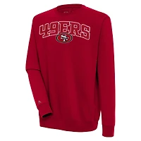 Sweat-shirt Victory Chenille pour homme Antigua Scarlet des San Francisco 49ers