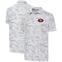 Polo Antigua blanc San Francisco 49ers Collide pour hommes