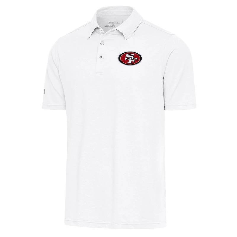 Polo Par Antigua blanc pour homme des 49ers de San Francisco