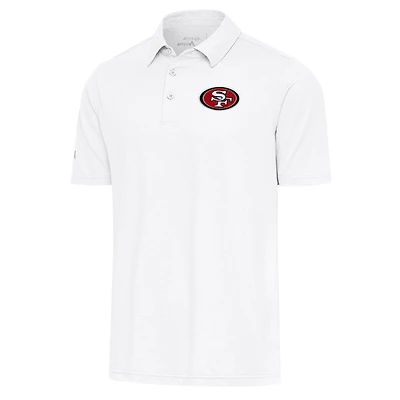 Polo Par Antigua blanc pour homme des 49ers de San Francisco