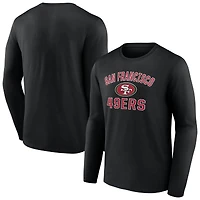 Men's  Black San Francisco 49ers Victory Arch Long Sleeve T-Shirt