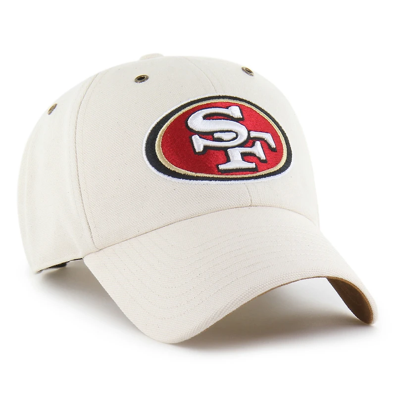 Men's Carhartt x '47 Natural San Francisco 49ers Undyed Clean Up Adjustable Hat
