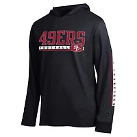 T-shirt à capuche Champion noir pour homme, San Francisco 49ers All Star