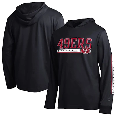 Men's Champion Black San Francisco 49ers All Star Hooded T-Shirt