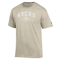 T-shirt Champion Oatmeal pour homme, maillot des 49ers de San Francisco